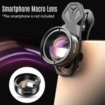 APEXEL APL-HB100mm 스마트 폰 매크로 렌즈 4K 전화 카메라 iPhone 11/XS/XS Max/XR/X/8/8 plus와 호환 가능 호환, 한개옵션0