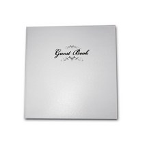 웨딩포 방명록 화이트 양장본 Guest Book white, 1개