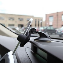 자동차브래킷삼각대 무선충전 Universal mobile car phone holder for phone in car holder windshield cell stand, 검은색
