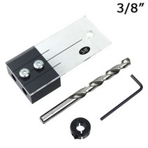 도웰지그 ZK30 맞춤 핀 드릴링 지그 키트 12 38 14 포켓 홀 아크릴 페이스 드릴 가이드 로케이터 DIY 목공 도구, B, B