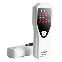 공기측정기 포름알데히드측정기 미세먼지측정기 HCHO 및 TVOC 모니터 NOYAFA 포름알데히드 감지기 실내 공, 한개옵션1, 01 WHITE