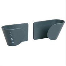 부엌벽걸이 벽걸이주방 조리도구걸이 주방걸이 주방 냄비 커버 선반 벽 2pc 매달려 교수형 스토리지 Kichen, 01 5.5x6x5cm, 02 Green