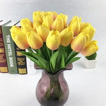 튤립 조화 옐로우color, 상세페이지 참조