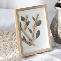 셀러즈 아기 입체 원목 나무 액자