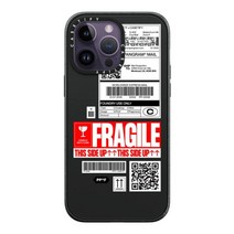 CASETiFY Impact 아이폰 14 프로 맥스 케이스 [4X 군용 등급 낙하 테스트 / 2.5m(8피트) 보호/Magsafe와 호환] - 딸기 매트 블랙, Polka Daub Hearts