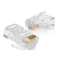 기가비트 RJ45 UTP 플러그 랜케이블 커넥터 100ea