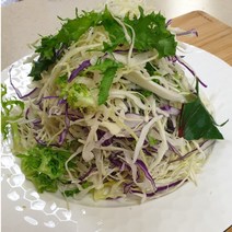 아삭팜 양배추 믹스 샐러드 1kg 진공포장 대용량, 1개