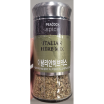 피코크 PEACOCK 이탈리안허브믹스 21g 볶음밥 파스타 스테이크 바질 마조람 타임 오레가노 요리 향신료, 3개