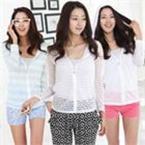 네오쿠비카 쿨 스트라이프 무지 집업 후드 비치가디건 Size 44 88