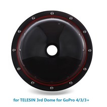 고프로호환하우징 방수케이스TELESIN 6 인치 돔 포트 GoPro Hero 용 투명 커버 교체 5 7 8 9 10 4 3 + Xiao, 한개옵션0