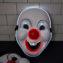 파티가면 광대 마스크 LED 가면 관종템