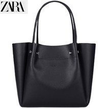 26L 대용량 ZARA 자라 숄더 가죽 쇼퍼팩