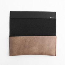 밤색/부드러운가죽 사각덮개 선글케이스 2개 50대 집