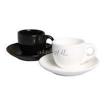 에스프레소 커피잔 Demi Tasse 데미타스잔, 상세설명 참조, 블랙세트