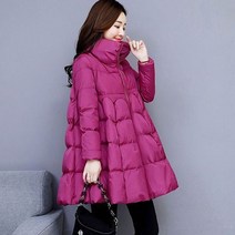 경량패딩 여성 롱 점퍼 구스다운 학생 겨울 방수 패딩 자켓 파카 코트 2022 winter new 두꺼운 따뜻한 word 면 코트 winter jacket outwear