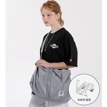 NP STUDIO 브로치 스트링 메신저 백 그레이 BROACH STRING MESSANGER BAG