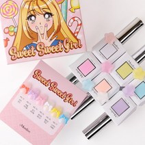 모스티브 젤폴리쉬 스윗스윗걸 12ml 6종 세트 시럽 글리터젤 봄파스텔