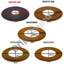 서브 우퍼 베이스 스피커 수리 스파이더 댐퍼 185x49.5/185x10 0/188x100mm 탄성파 라우드 2 개, 185x100x9mm