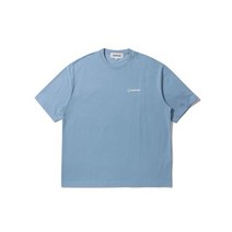 남자 여자 쿨 면 봄 반팔티 티셔츠 커스텀멜로우 [sadsmile] basic logo t-shirt_CTAM23411BUX