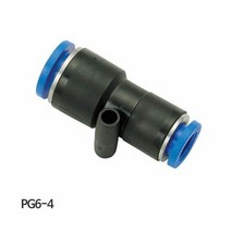 유공압 코리아뉴매틱 에어원터치피팅 PG6 4 6 4mm 10EA, 색상:[색상]본상품