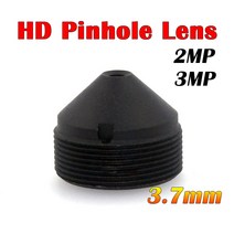 렌즈캡홀더 렌즈용품 HD CCTV 핀홀 렌즈 2MP 3MP 3.7mm 렌즈 M12 x 0.5 마운트 미니 1/3 카메라 렌즈 보안 카메라용, 2MP 3.7MM Lens