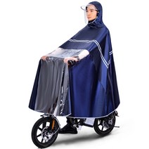 자전거 오토바이 우비 레인코트 야광 남성 우의 배달 전기 바이크 비옷