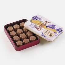 초콜릿 아마틀러 AMATLLER Milk Crocant 스페인 크로칸트 플라워 프랄린 밀크 초콜릿 틴 72g, 4팩