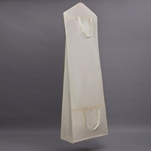 옷커버 먼지방지 의류 보관 부직포 덮개 롱패딩 180CM 길이 두꺼운 볼 가운 방진 보호 먼지 커버 웨딩 드레, 01 Beige_01 180CM