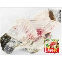 당일작업 순살 대 광어회 광어필렛 오늘출발, 광어머리&뼈(매운탕재료)(단독구매불가), 1개