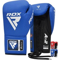 RDX 프로페셔널 복싱 장갑 APEX 레이스업 대회용 파이터 장갑 마야 하이드 슈퍼 스킨 가죽 패딩 처리된 손목 지지대 다층 구조 견고하고 안전한 착용감을 위한 전통적인 엑스트라, 10oz