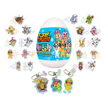 디지몬 어드벤처 오로라 매직 랜덤 키링 피규어 액세서리 뽑기, 1개