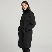 데상트 M 데상트패딩 UQC SM422SKTO4-BLK 리버시블 플러피 플리스 롱 자켓