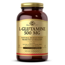 Solgar L-Glutamine 500mg 솔가 엘 글루타민 아미노산 헬스보조식품 250캡슐, 1개, 250정