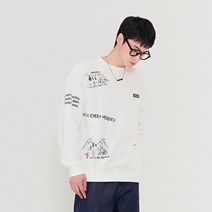 체이스플러스 22FW 남성 캠핑 그래픽 맨투맨 티셔츠-BFRK5129C 뉴코아 울산 성남