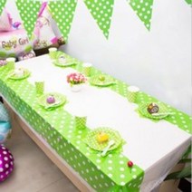 오픈런 생일파티 일회용 알록달록 테이블매트 5개, A3