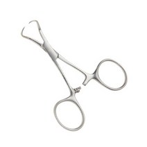 SOBYTEK 백하우스 타월 클램프 18-0105 9CM 의료용 겸자 가위형 포셉 집게