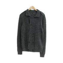 에이치엔엠 다크그레이 면 꽈배기니트가디건 공용 XS 8500
