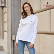 [USPA] 22FW USA COTTON 라운드 티셔츠 여성 택1