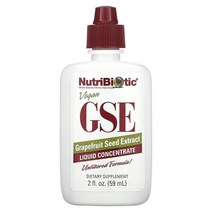 뉴트리바이오틱 Vegan GSE 포도 추출 농축액 Grapefruit Seed Extract 59ml, 2 fl oz