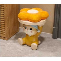 인테리어 동물스툴 고양이 의자 귀여운 고급 방석, (비스킷매트) +  고양이 스툴