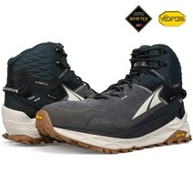 알트라 올림퍼스5 하이커 미드 GTX 남성 블랙 그레이 러닝화 트레일러닝 등산화