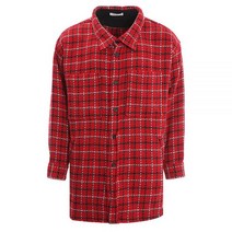 페이스커넥션 21FW EMW21213 003 포켓 체크 레드 셔츠 - 멀티