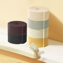베이루 넓은쿠션 모서리보호대 코너보호대 가구 모서리 기둥보호 아기 안전 서랍 식탁, 퍼플