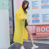 여성 우비 우의 레인코트 롱비옷 우비코트 여행 학교