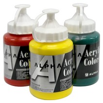 [동화오피스] 알파 아크릴물감 대용량 250ml / 일반색 낱색, 910 Jaune Brilliant