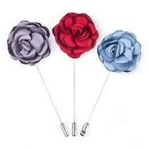 미라클세븐 M7 남자 행사 꽃무늬 포인트 남성부토니에 브로치