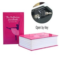 금고 부품 잠금 자물쇠 휴대용 가정용 safe box piggy bank secret book for coin money stash security hidden 금고 현금 돈, 1
