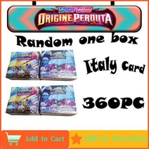 포켓몬 이탈리아 카드 TCG: Spada e 스쿠도-Origine perduma 부스터 소장용 거래 만화 게임 어린이 장난감, Origine Perduta