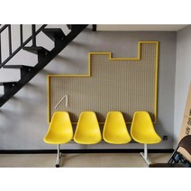 버스정류장 의자 등받이 공원 야구장 플라스틱 벤치 카페 운동장 야외용, 옵션6