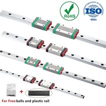 소형 레일 슬라이드 베어링 캐리지 CNC 키트 3D 프린터 MGN7 L 100 350, 02 150mm_07 MGN12H, 02 150mm_07 MGN12H